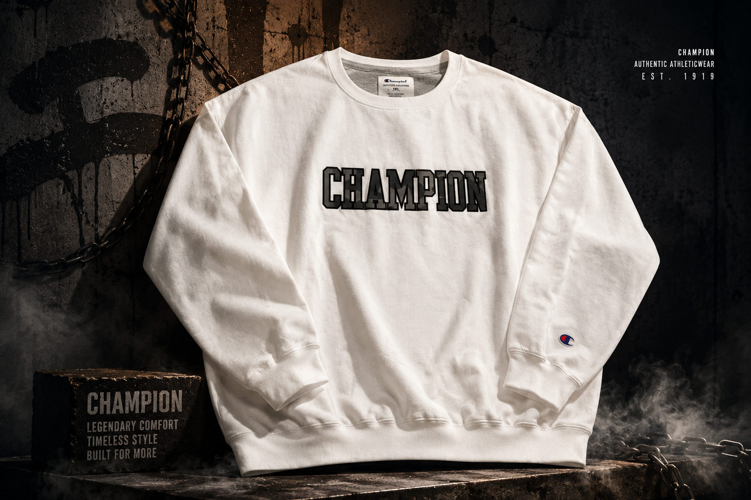 دورس مردانه سایز بزرگ Champion مدل Authentic 3XL سفید