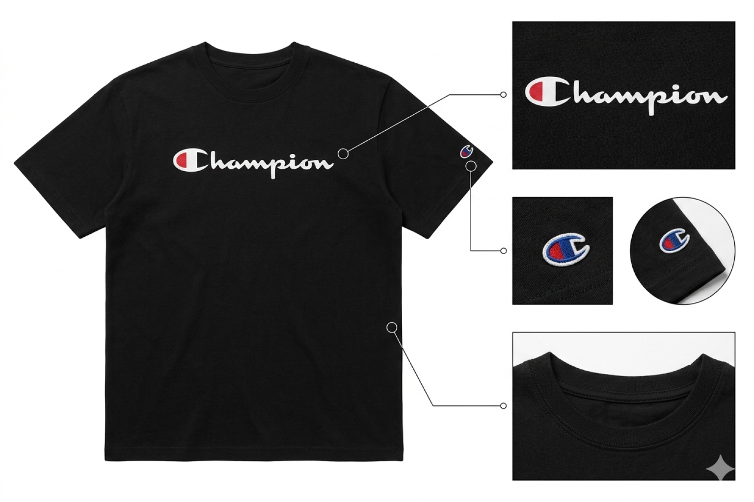 	 تیشرت champion