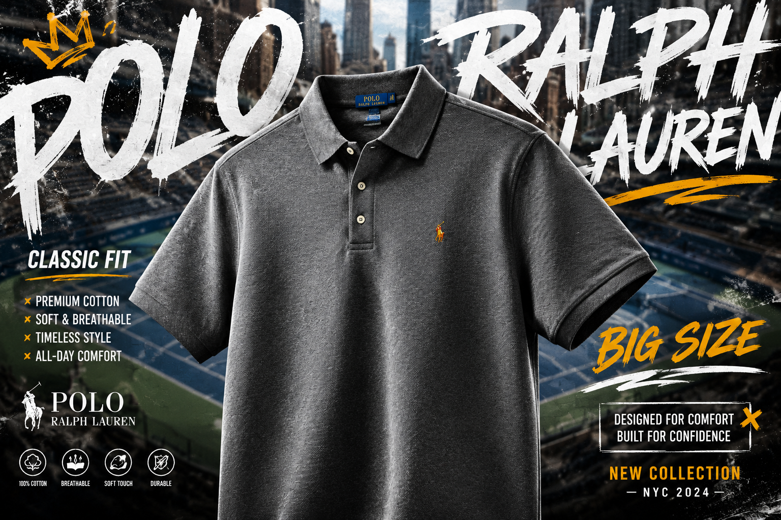 تیشرت  polo ralph lauren