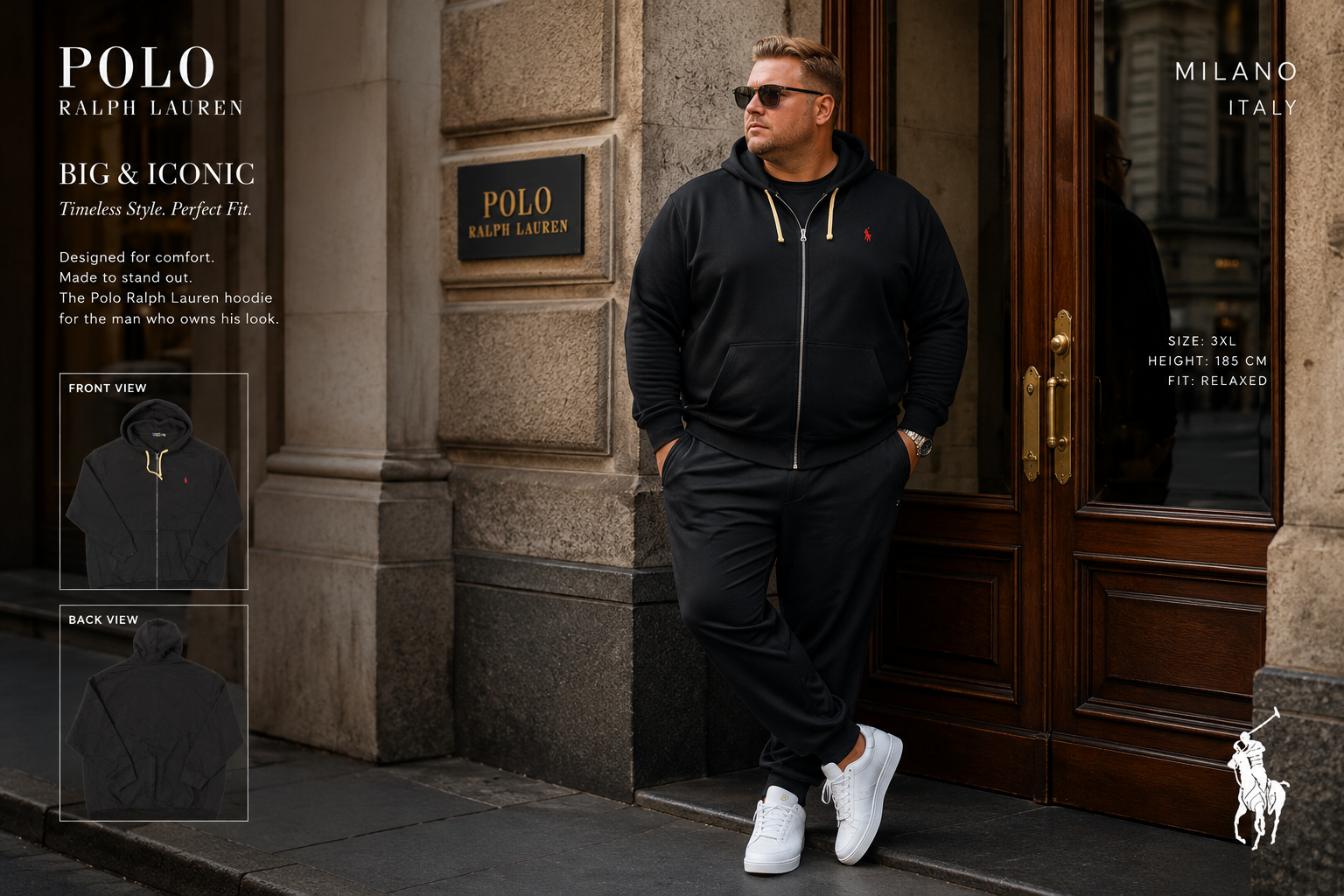 سویشرت زیپ‌دار Polo Ralph Lauren 