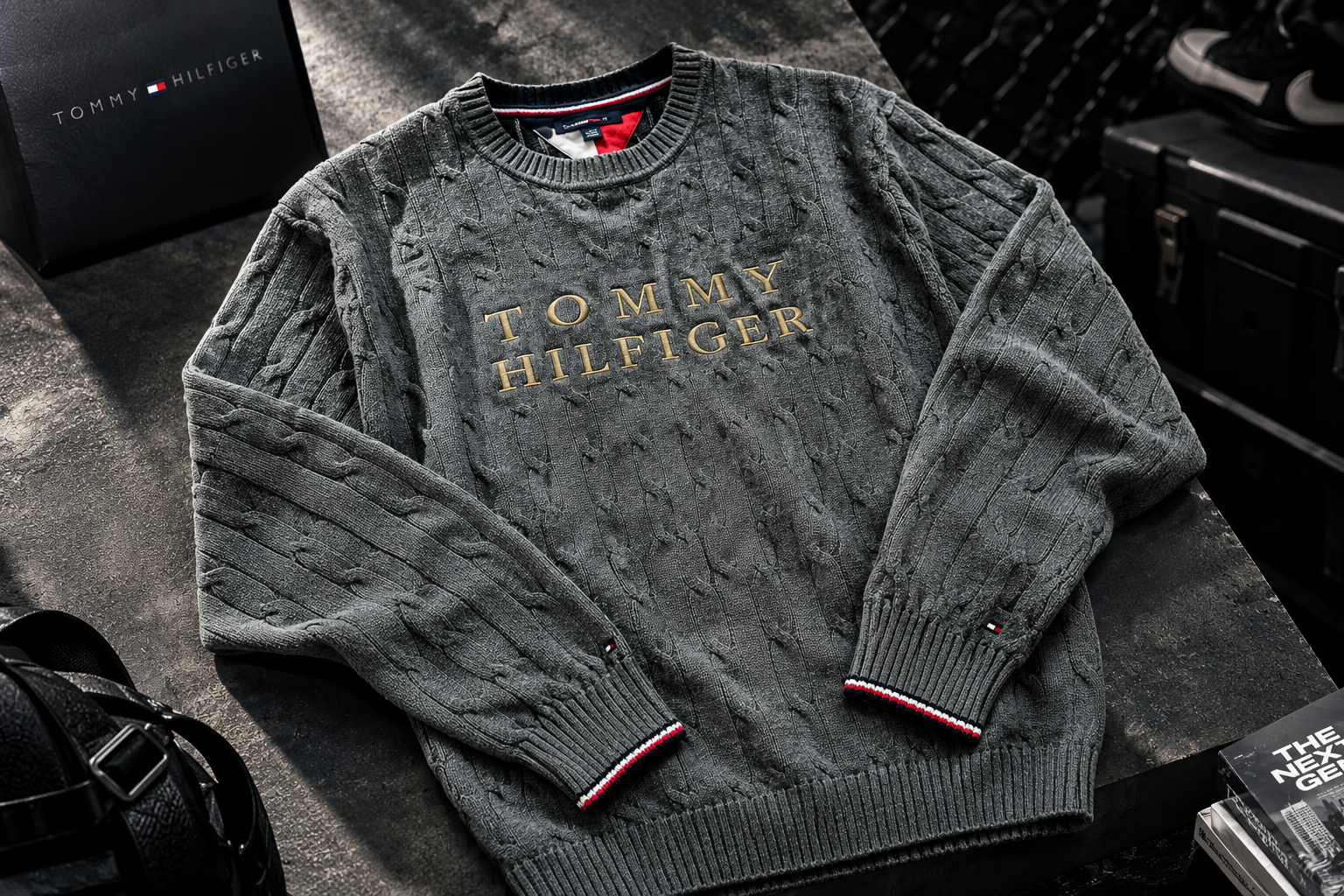 پلیور tommy hilfiger سایز بزرگ