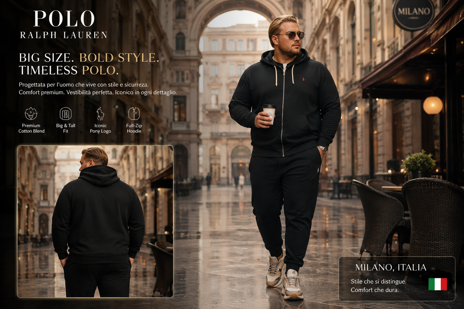 سویشرت زیپ‌دار Polo Ralph Lauren 