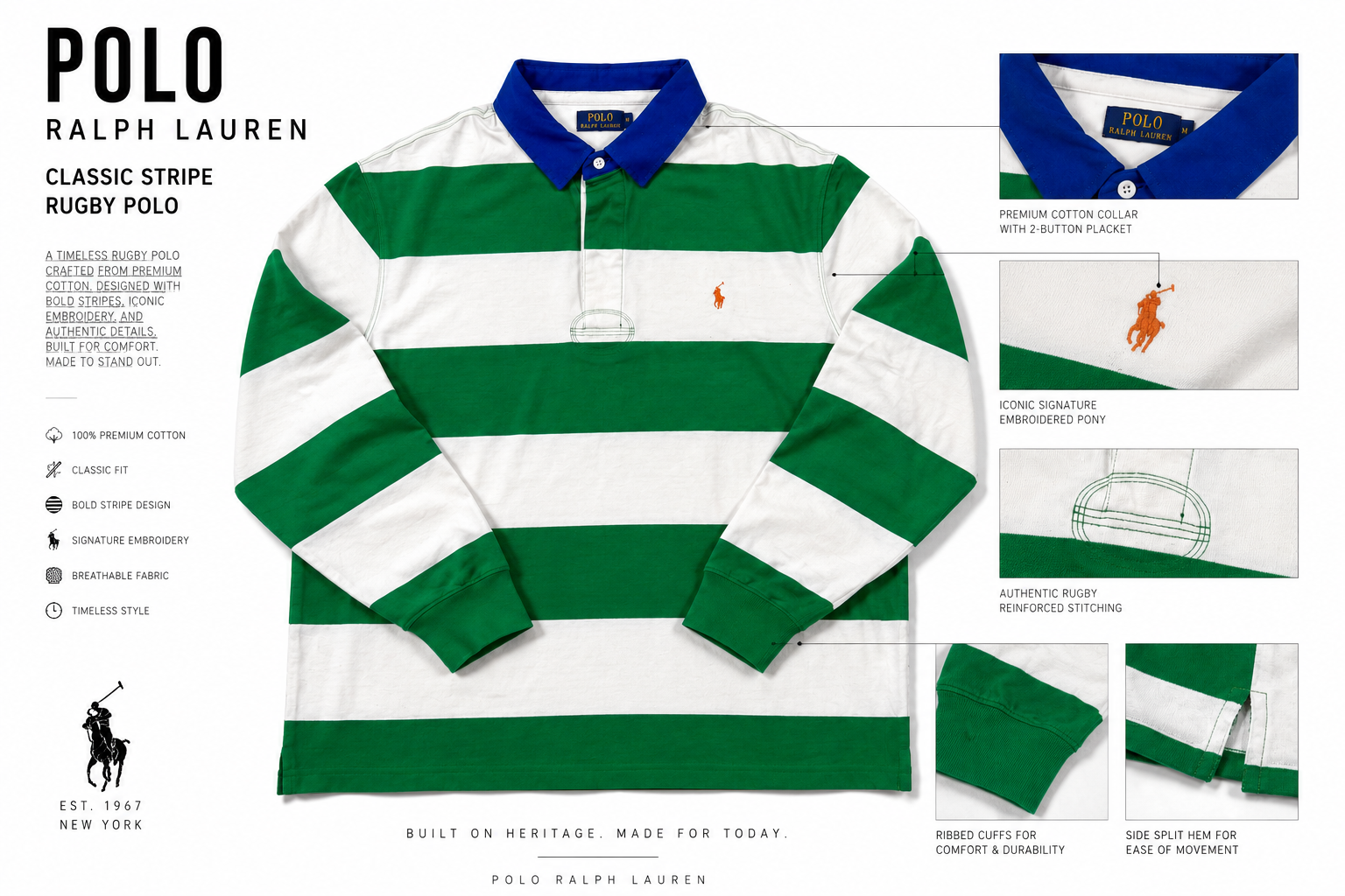  تیشرت استین بلند polo ralph lauren