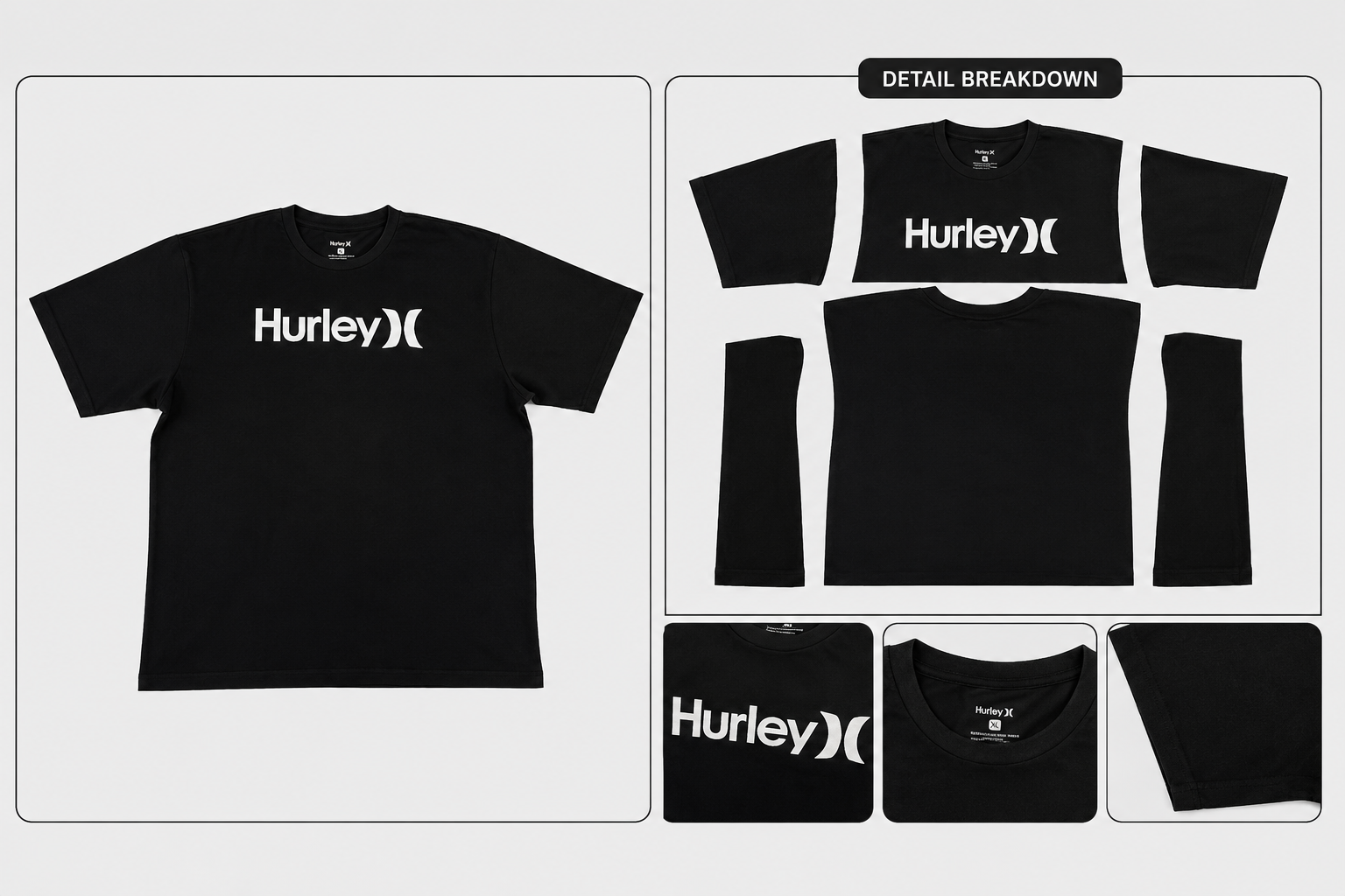 تیشرت گرم بالا طرح‌دار هارلی (Hurley)