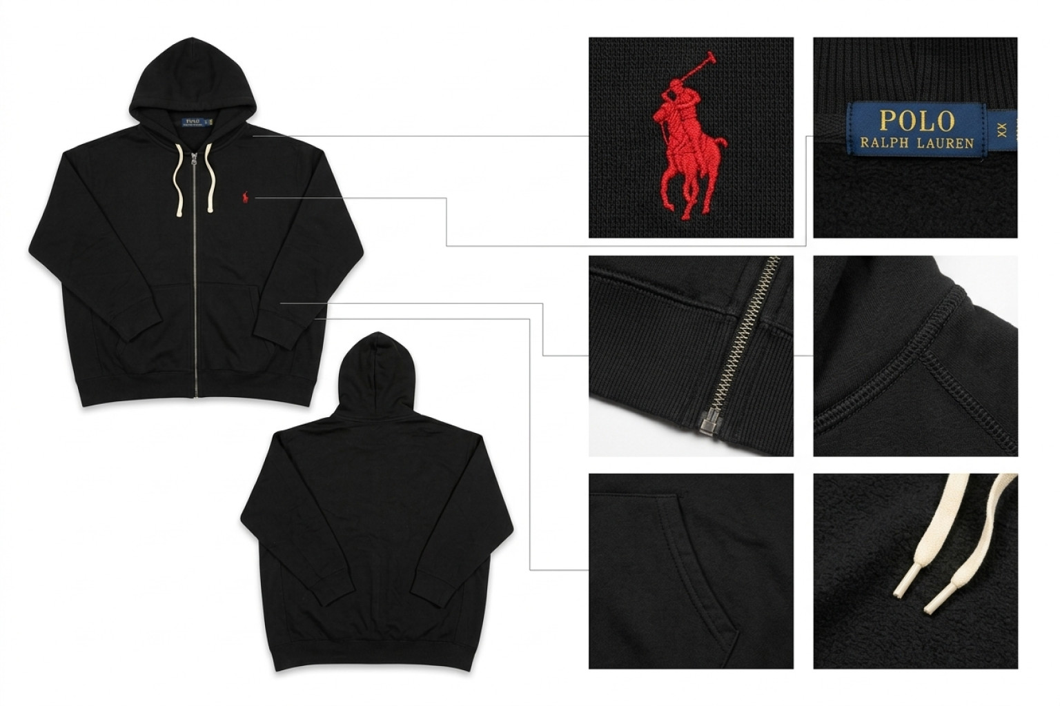 سویشرت زیپ‌دار Polo Ralph Lauren 