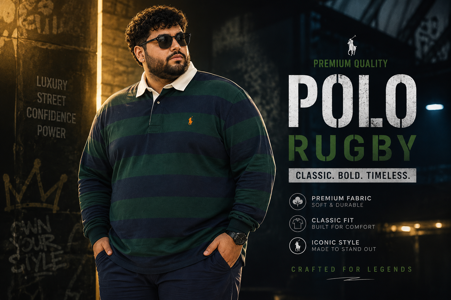 پولوشرت polo ralph lauren سایز بزرگ
