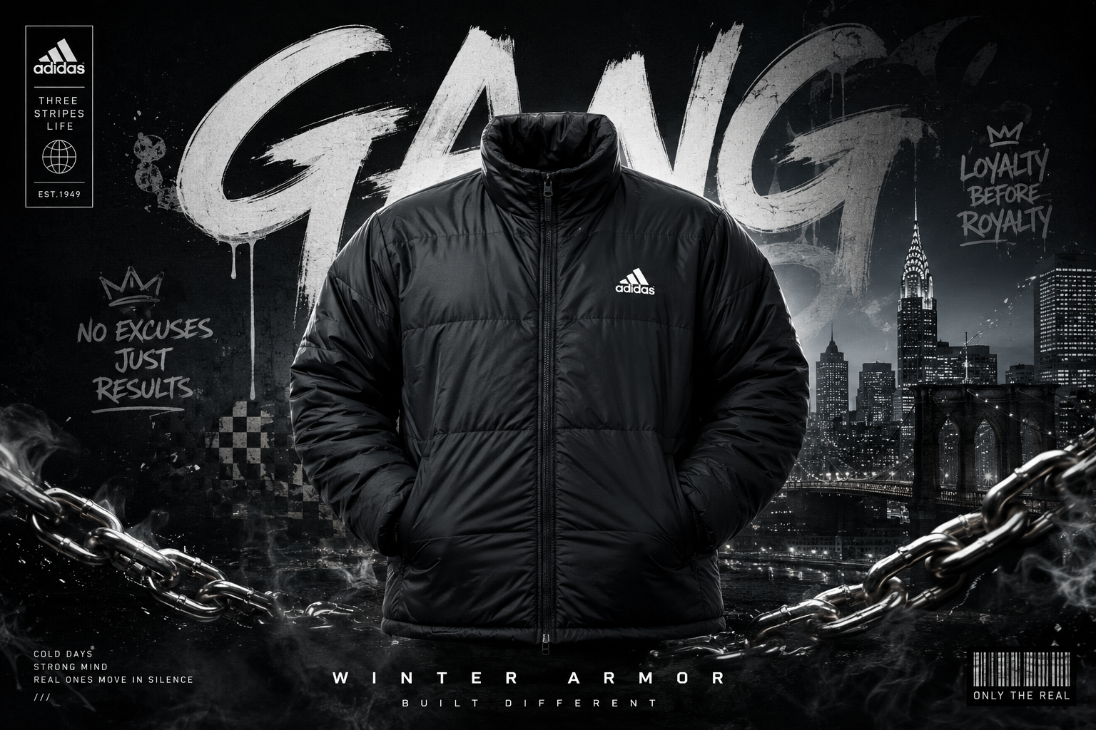 کاپشن  adidas