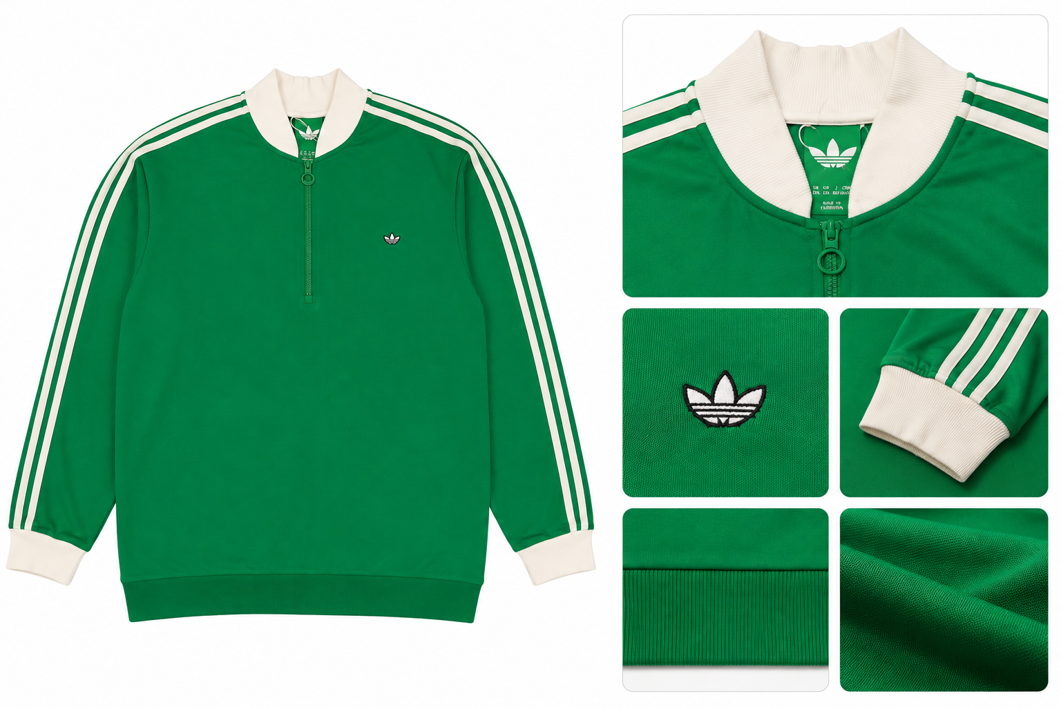 نیم زیپ adidas