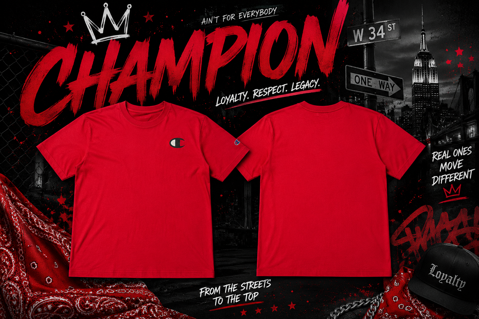 تیشرت champion